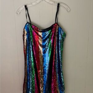 Forever 21 Sequin Party Dress NYE Garment